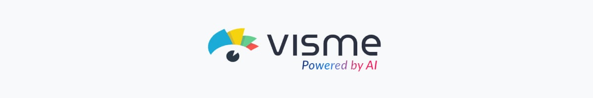 articulate alternatives - a screenshot of Visme logo