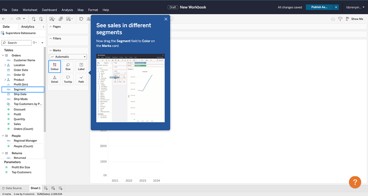 data visualization tools - tableau dashboard
