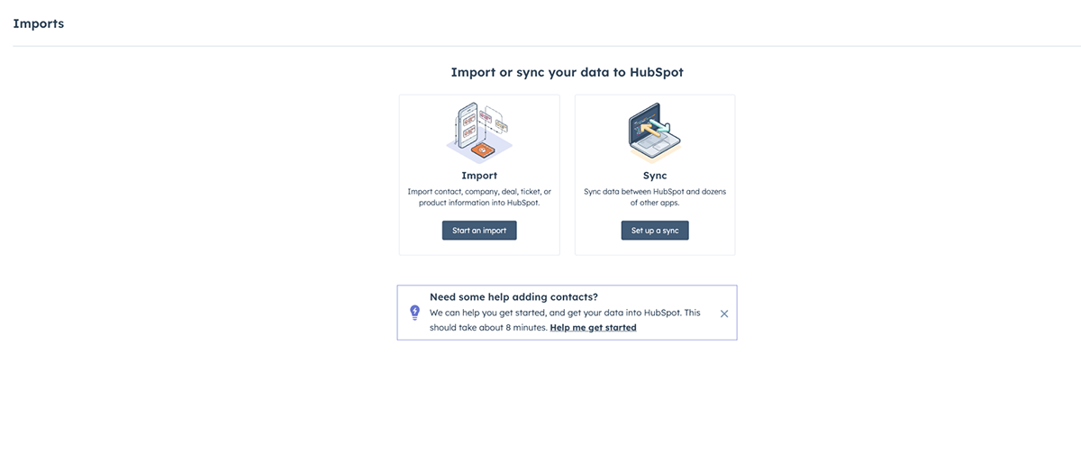 data visualization tools - HubSpot dashboard