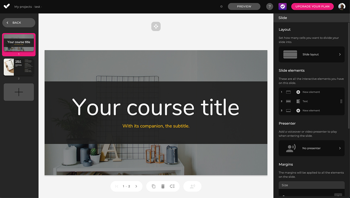 best adobe captivate alternatives - screenshot of iseazyauthor interface