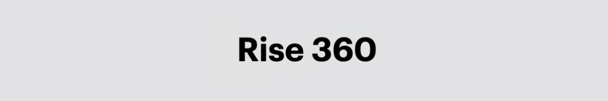 articulate alternatives - a screenshot of Rise 360 logo