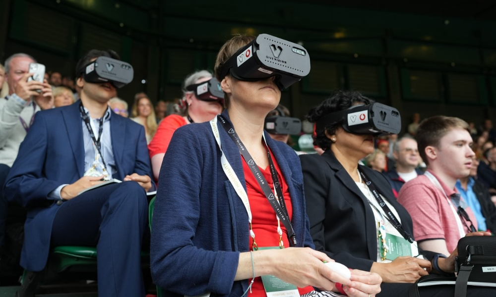 Sponsorship activation - Vodafone and Wimbledon activation 