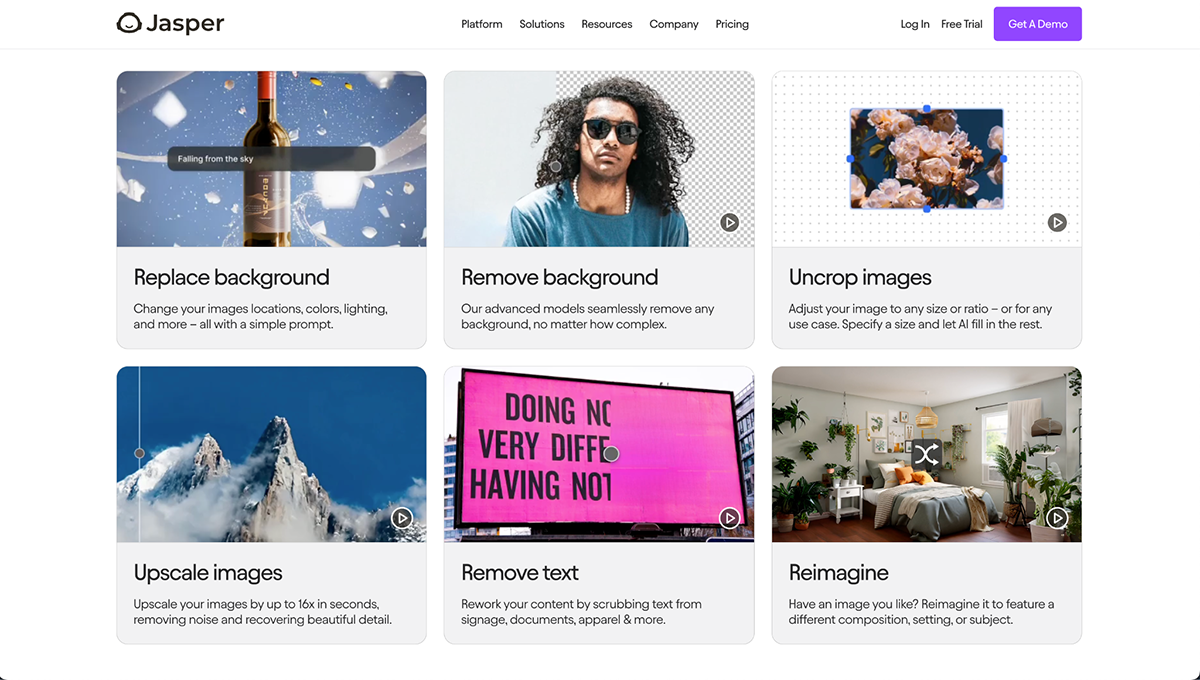 best ai image generator - Jasper art interface
