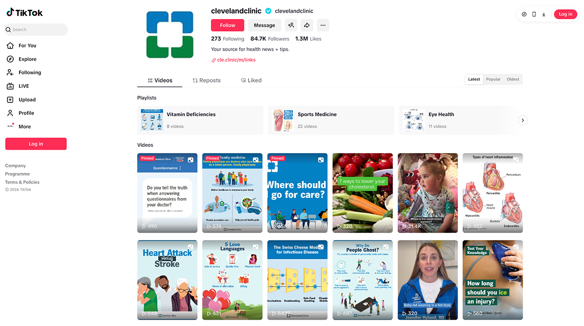 Healthcare Marketing strategies - cleveland clinic's social media strategy