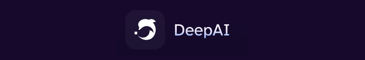 best ai image generator - deep ai logo