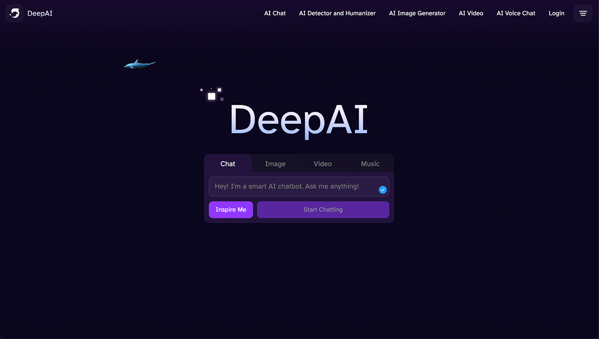 best ai image generator - deep ai logo