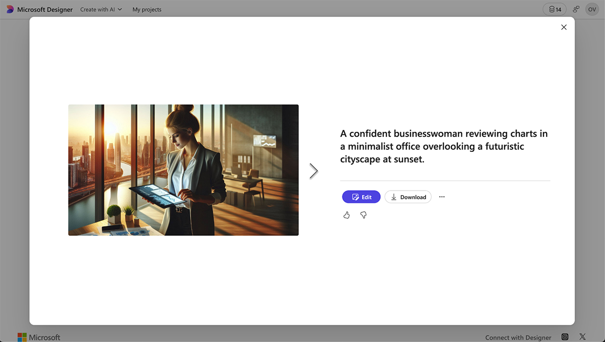 best ai image generator - Microsoft Bing test