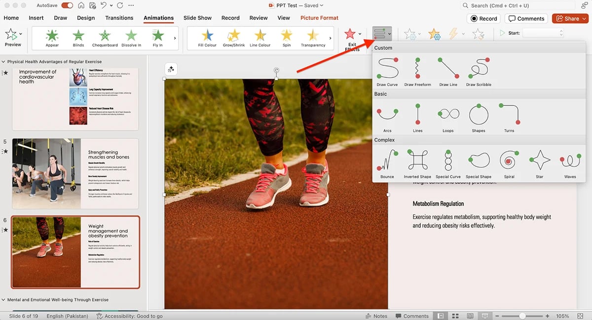 animated presentation software - PowerPoint animation triggers