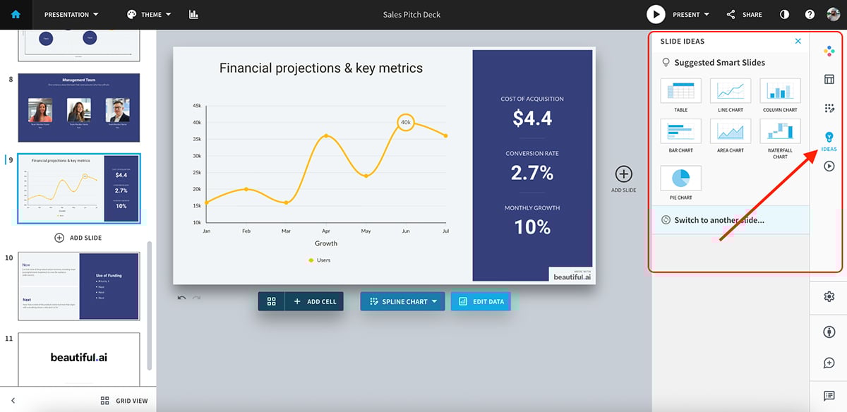 animated presentation software - beautiful.ai ideas