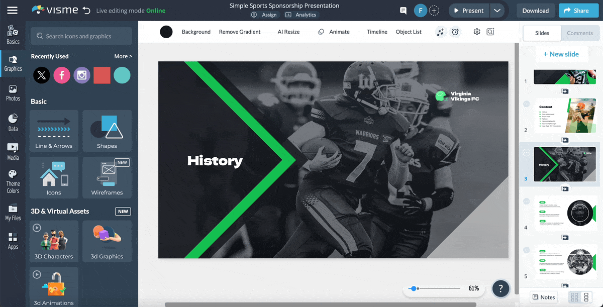 sponsorship activation - ow to add 3D animated characters to your presentation