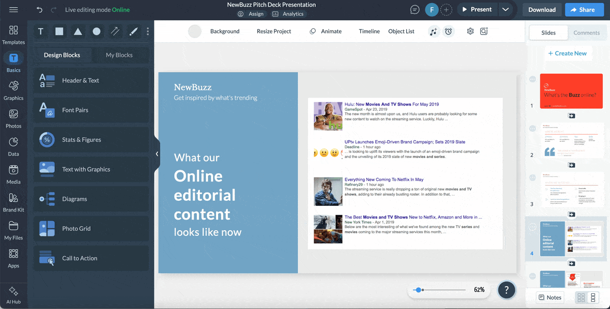 animated presentation software - custom animations 