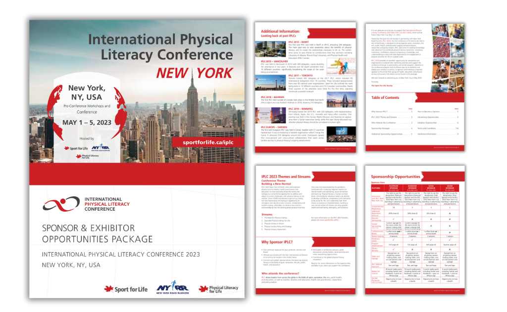 International Literacy Physical Conference Sponsorship Proposal Package