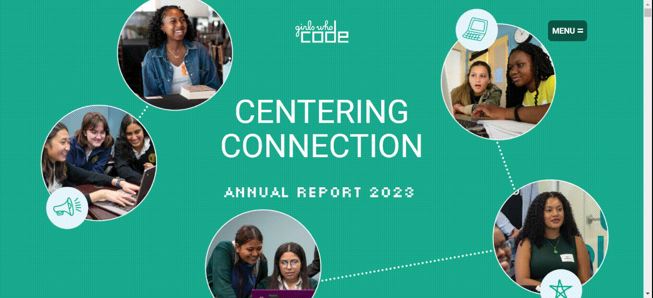 Annual Report Design Example Girls Who Code