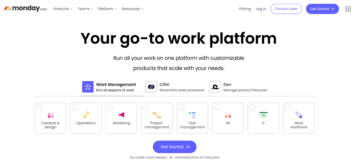 interactive marketing - Monday.com: Customizable Work Boards