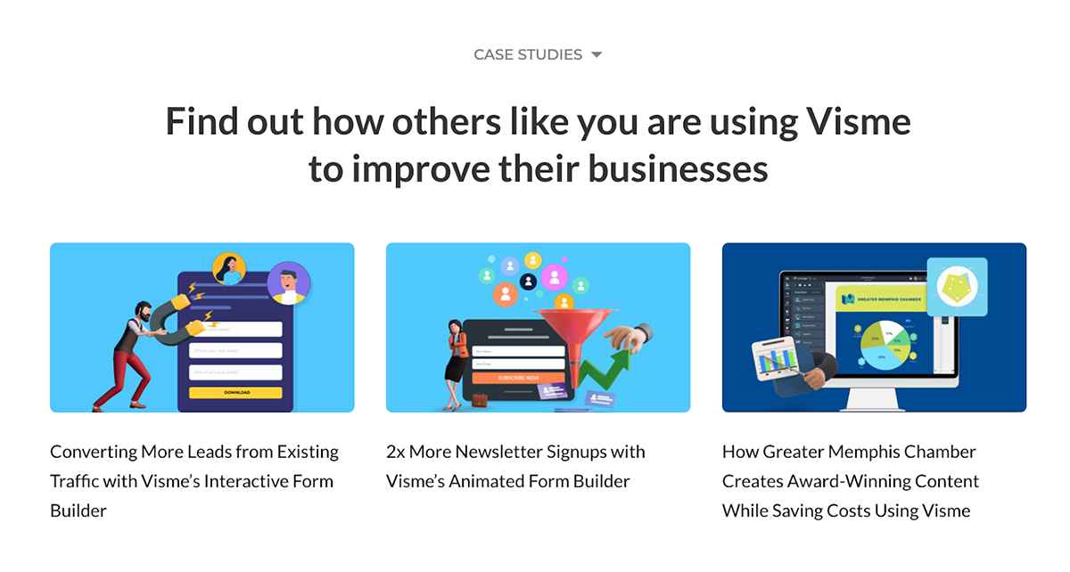 SaaS lead generation - Share reviews, testimonials and case studies