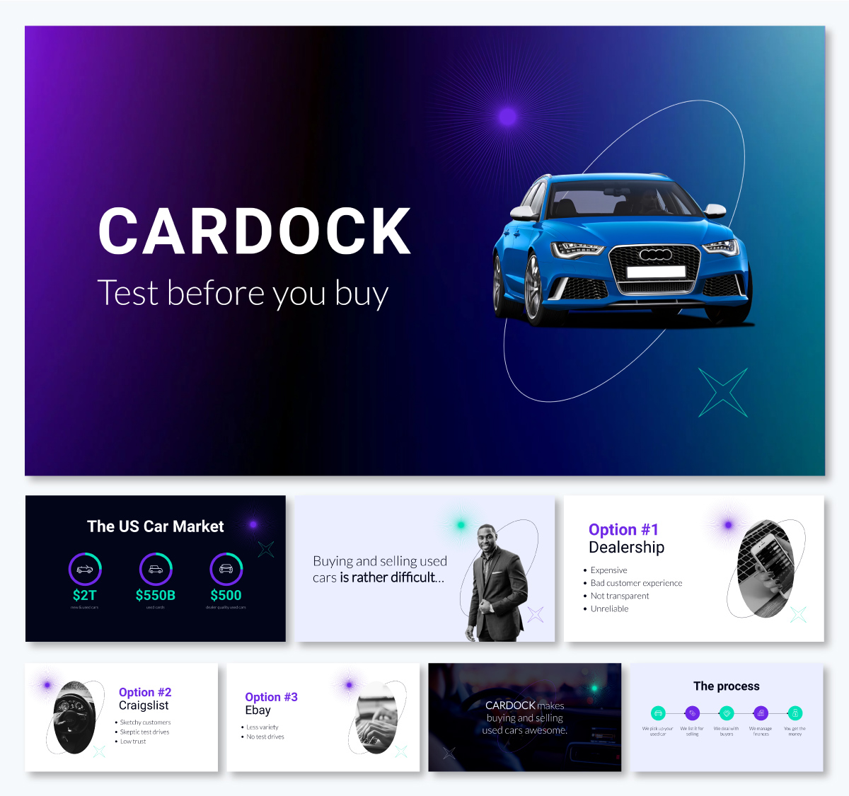 pitch deck template - Cradock Pitch Deck Presentation