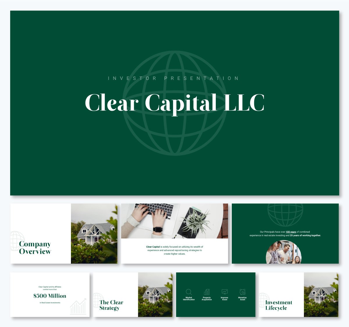 pitch deck template - Property App Pitch Deck