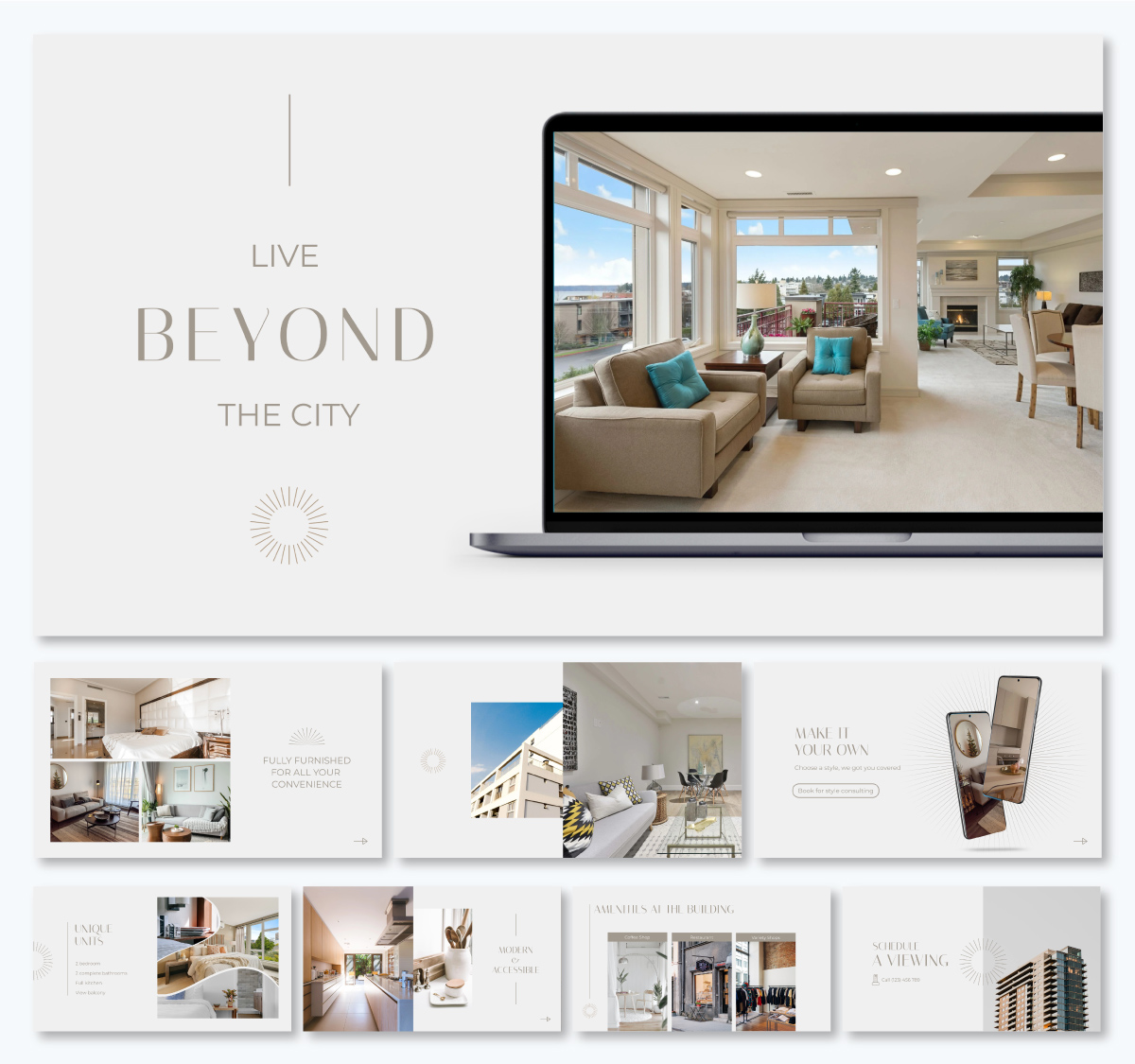 pitch deck template - Real Estate Slideshow Presentation