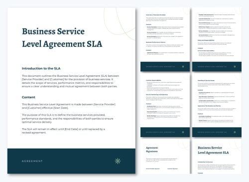 A Complete Guide to Service Level Agreement (SLA) + Template