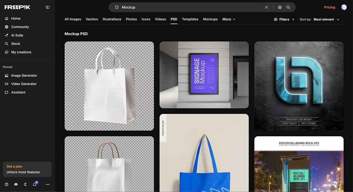 what is a mockup - collection of mockup templates in Freepik