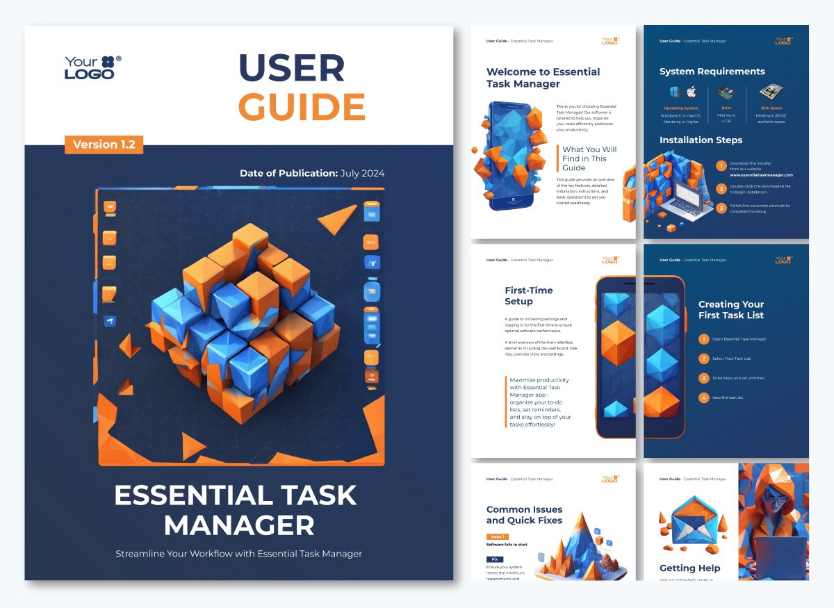 user guide template - Software User Guide Template