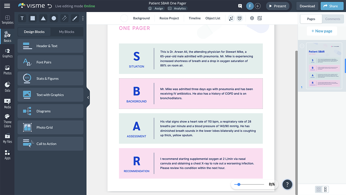How to Write an Excellent SBAR - Write the recommendation