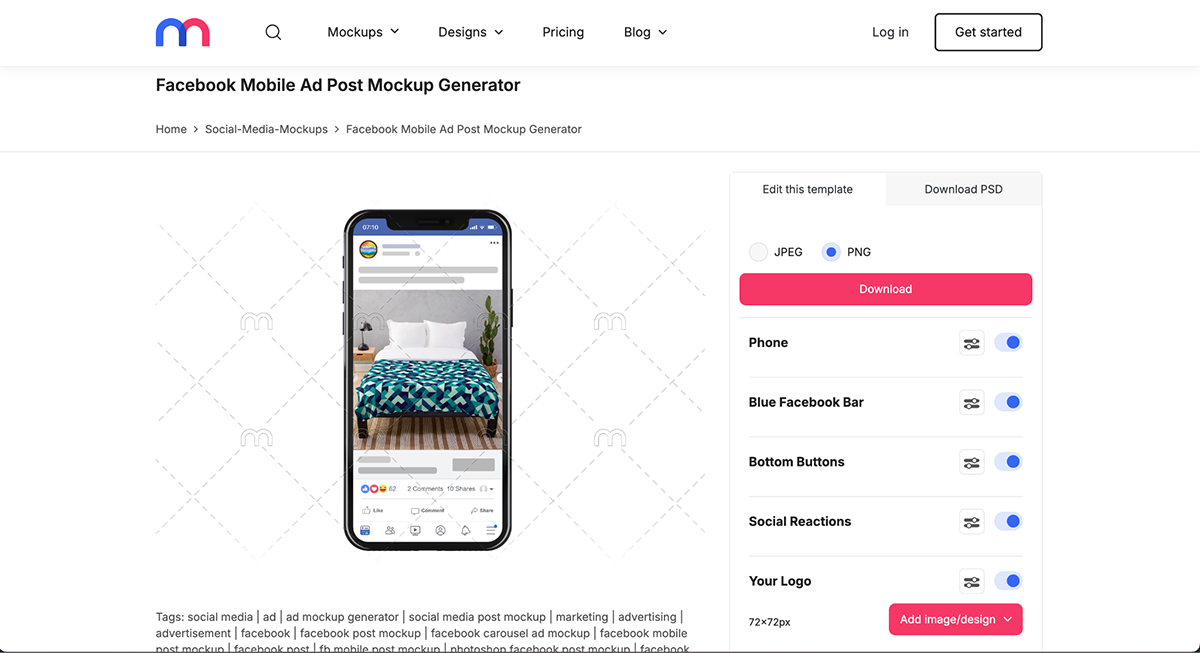 what is a mockup - mediamodifier interface