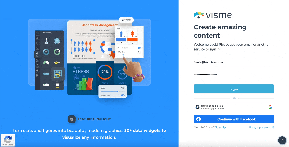 Create an Account or Sign Up