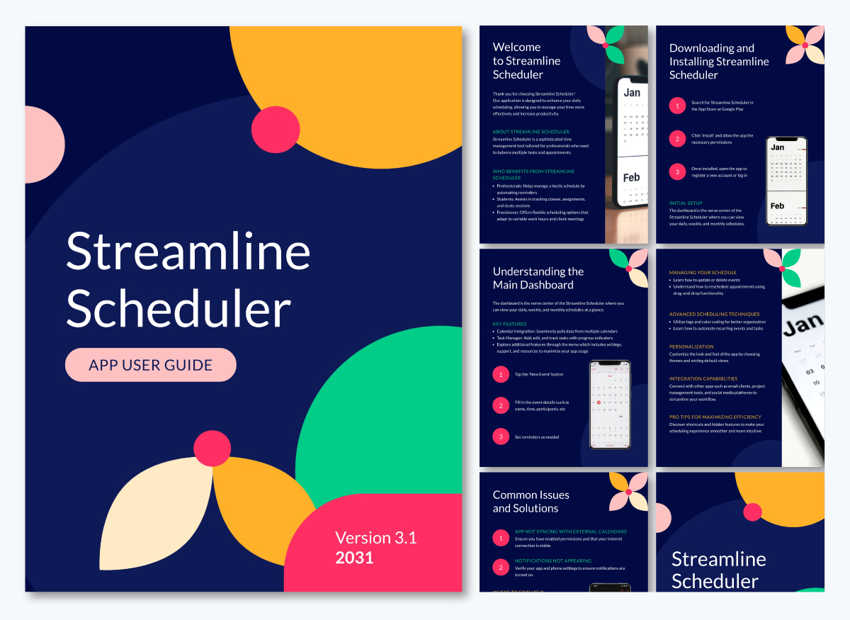 user guide template - Application User Guide Template