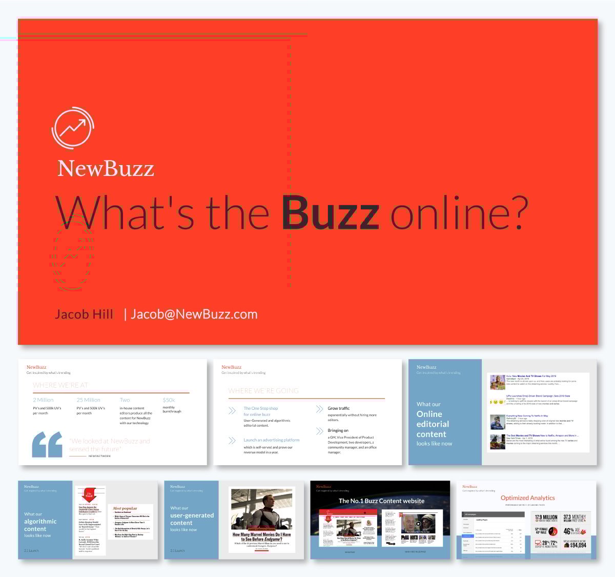pitch deck template - NOCD Pitch Deck 