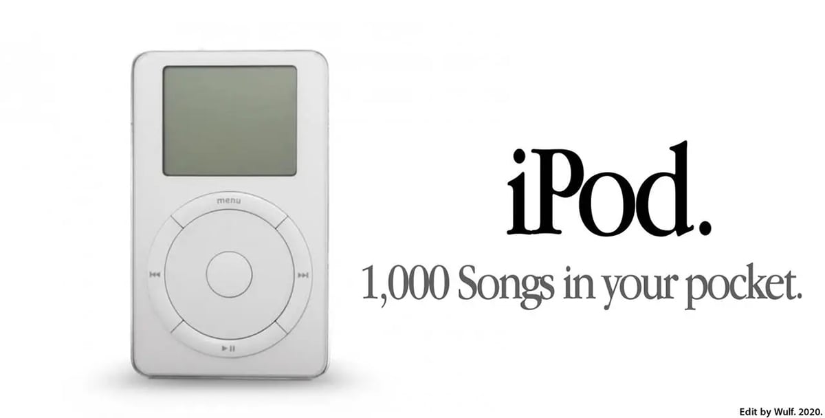 product marketing - Apple iPod copy