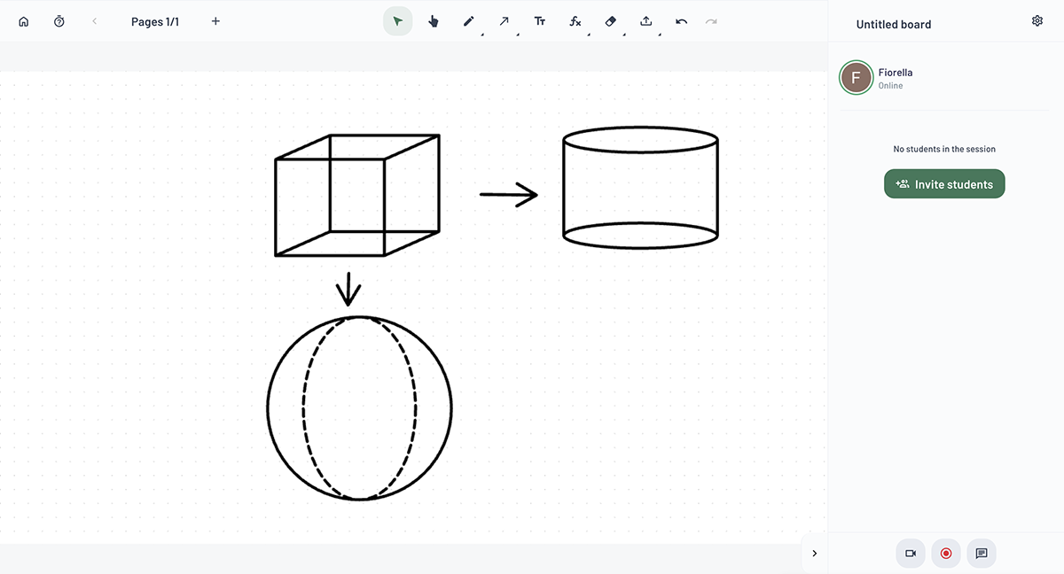 Miro Alternatives - a screenshot of liveboard interface