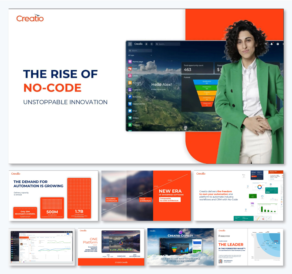 pitch deck example - Creatio's pitch deck 