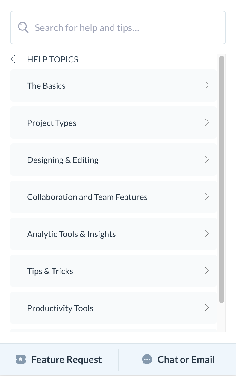 user guide example - Visme's Onboarding Course and Tutorials