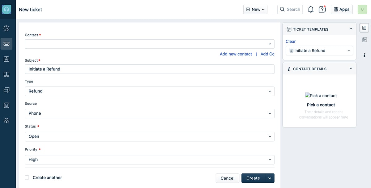 customer success tools - Freshworks interface