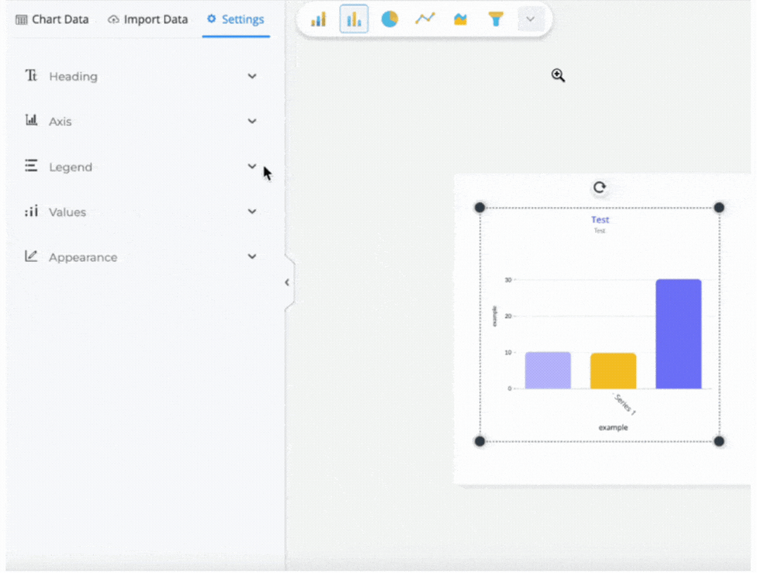 interactive data visualization - how to customize legend