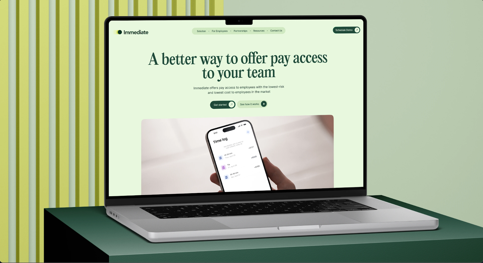 what is a mockup - website mockup from Behance