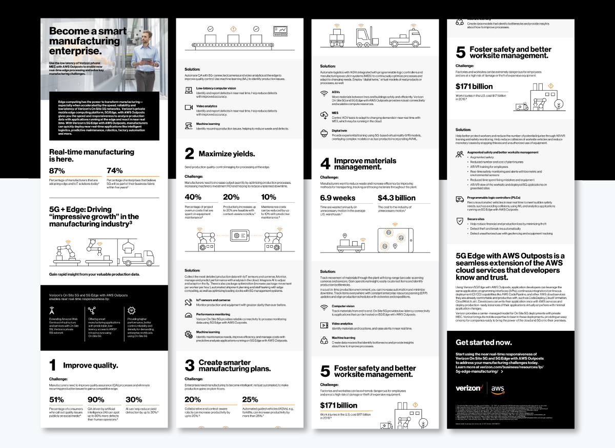 Verizon one pager