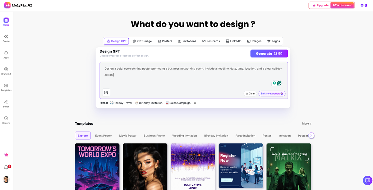 an Image of Molypix.ai output