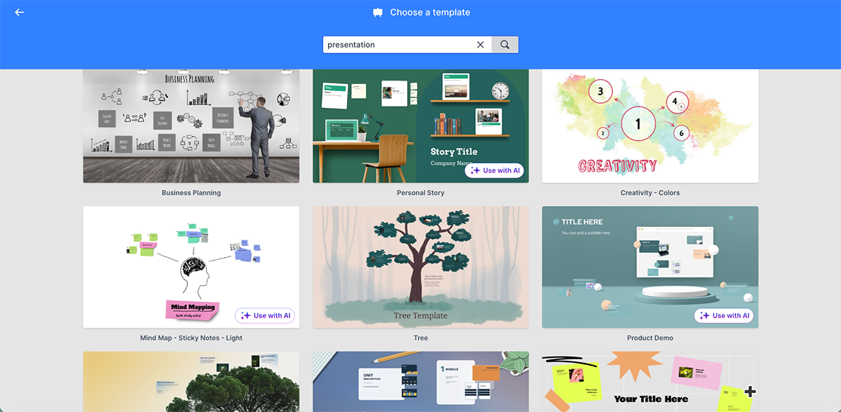 best presentation software - Prezi templates 