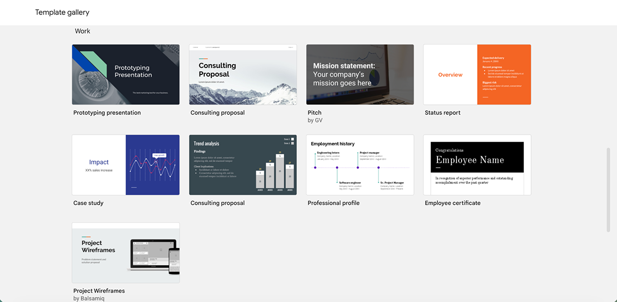 best presentation software - Google slide presentation templates