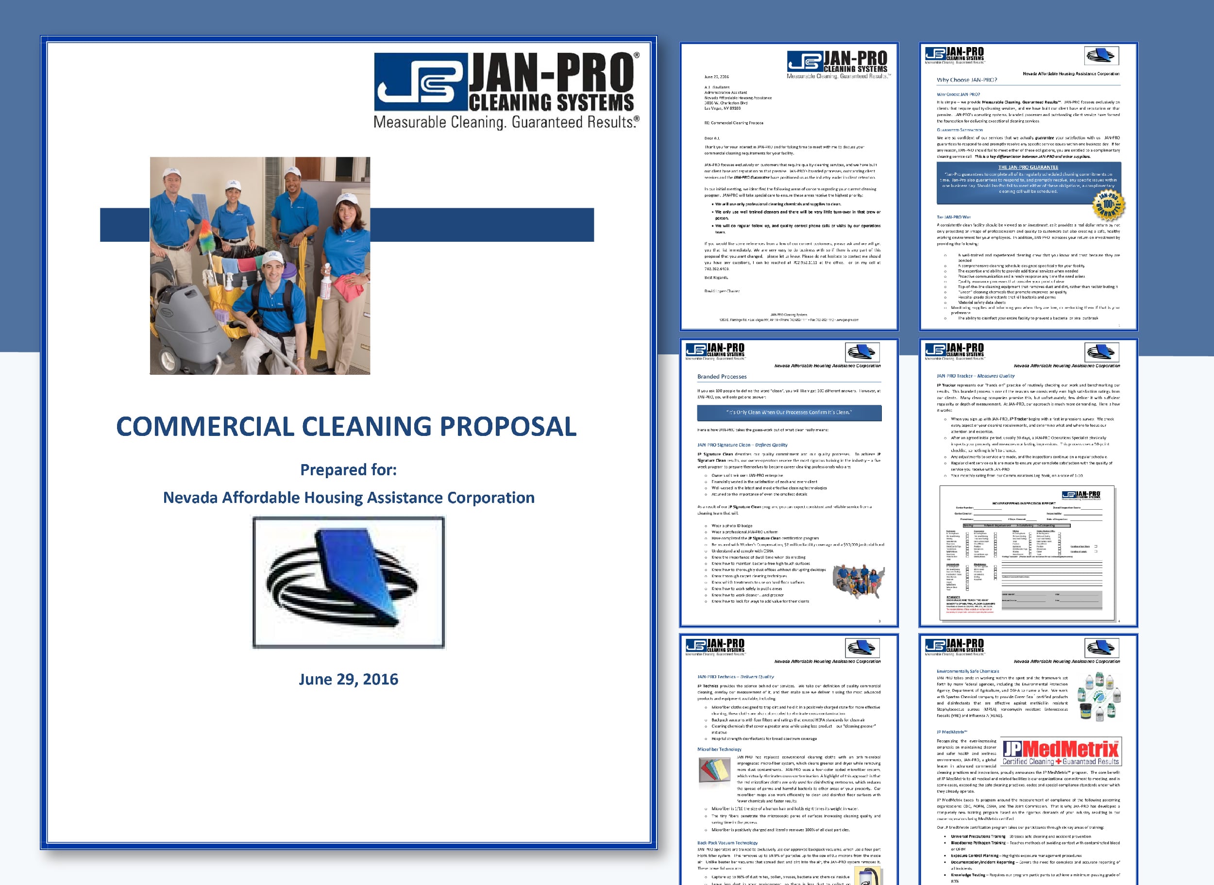 examples of real life proposal - JAN-PRO Commercial Cleaning Proposal 