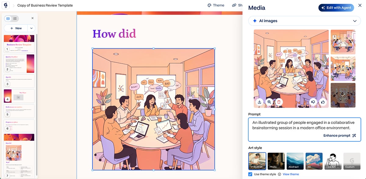 best presentation software - custom image generated with Gamma's AI 