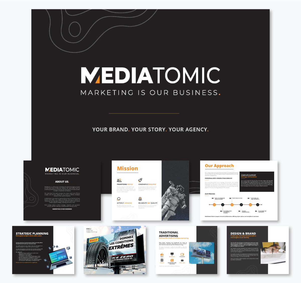 Agency Pitch Deck Examples - Mediatomic