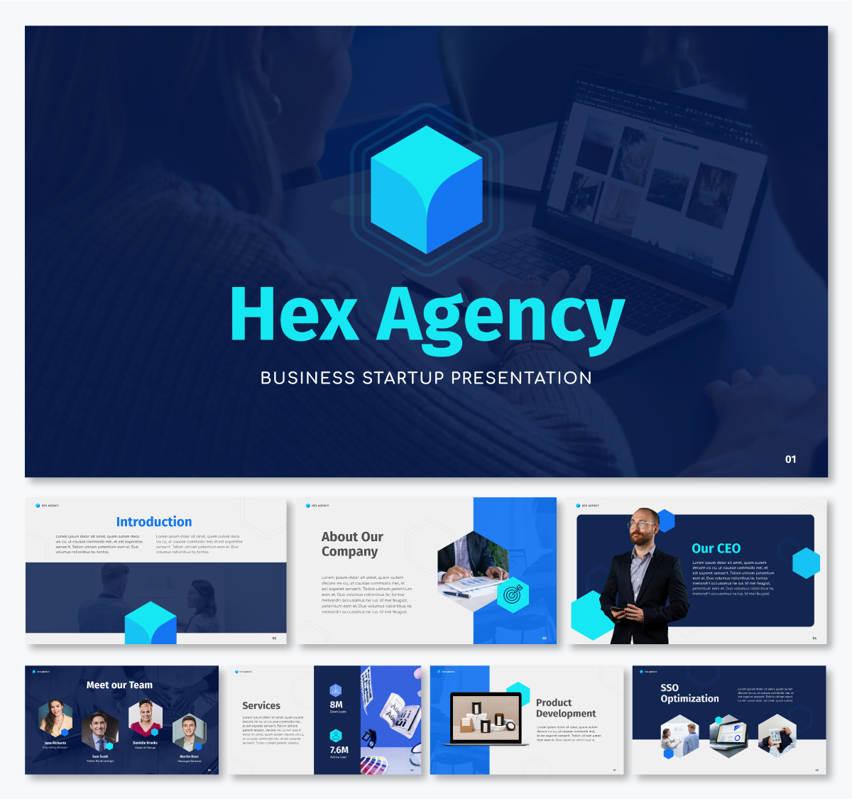 Hex Agency Presentation Template