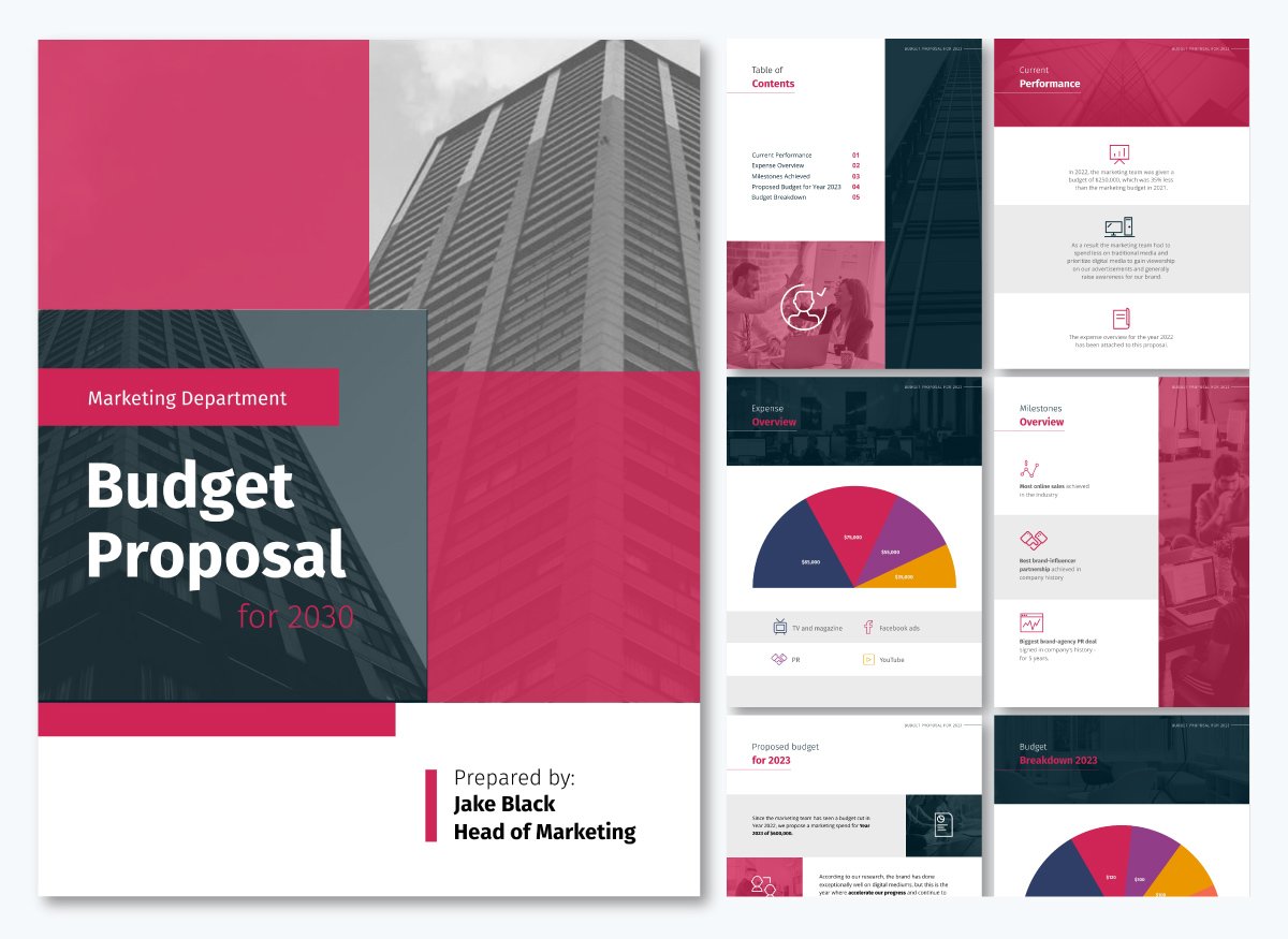 Budget proposal template - Sales/Marketing Department Budget Proposal