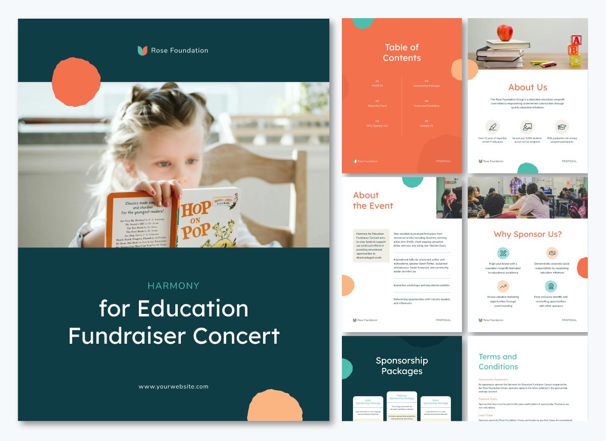 Nonprofit Sponsorship Package Proposal Template