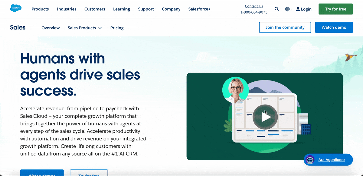 Split Testing Targeted Landing Pages - Salesforce