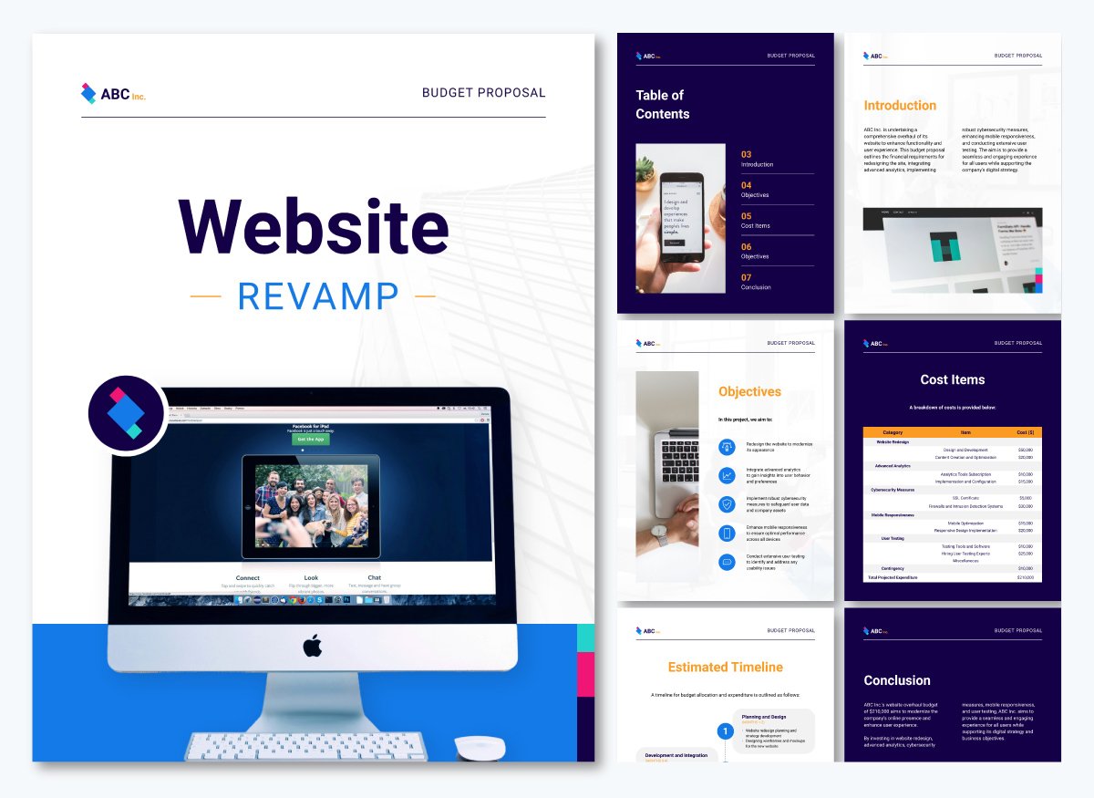 budget proposal template - Website Budget Proposal Template