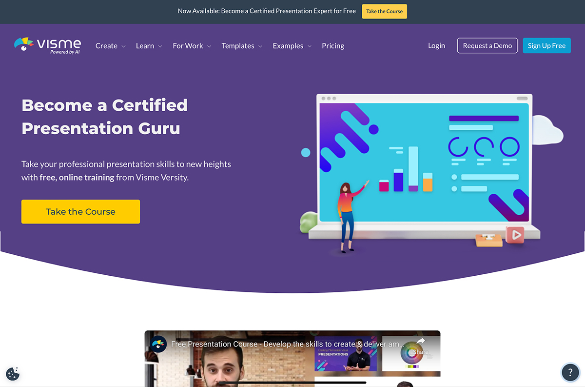 Teaching Skills With Valuable Courses - Visme Courses